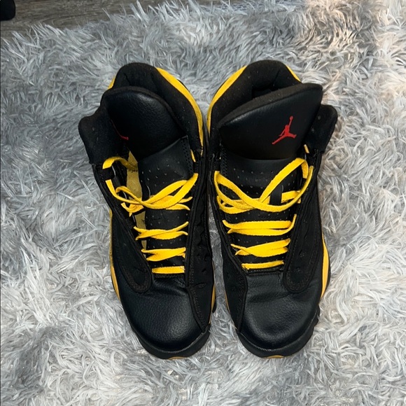 Other - Air Jordan Black and Yellow Sneakers